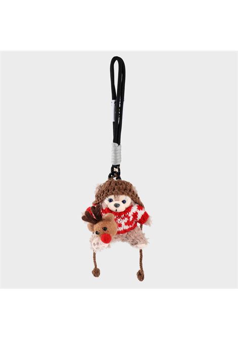 Portachiavi TEDDY CHRISTMAS LABEL ROSE | PORTACHIAVITEDDY CHRISTAMS